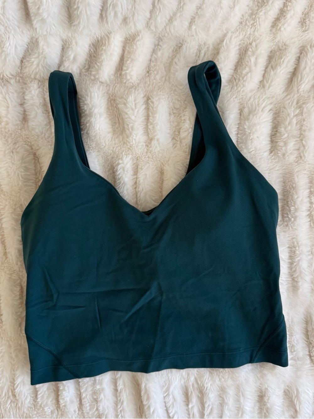 lululemon athletica Align Deep Teal Scoop Bralette